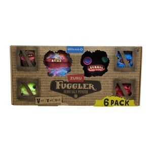 Zuru Fuggler Funny Ugly Monster Plush Toy, 6pk, Multicolor